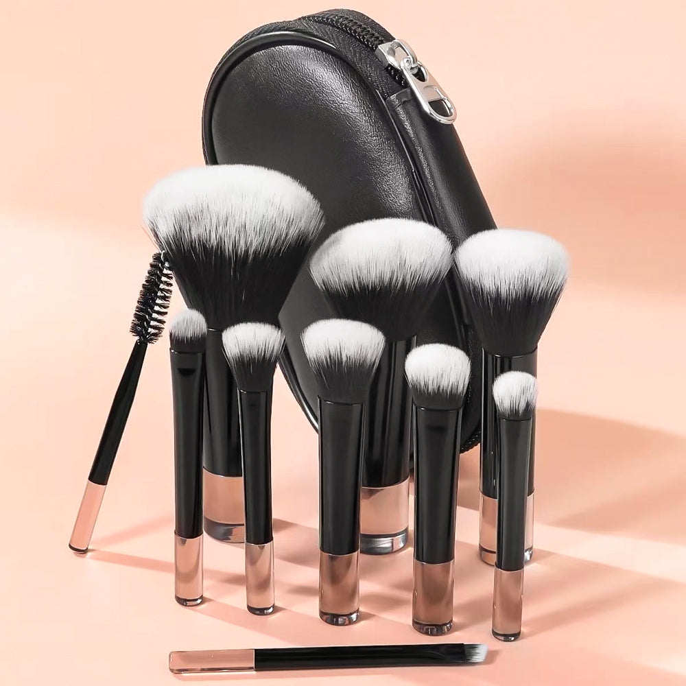 Fortis Travel size Makeup Brush Set-Eco-Friendly Cosmetic professional grade Brushes