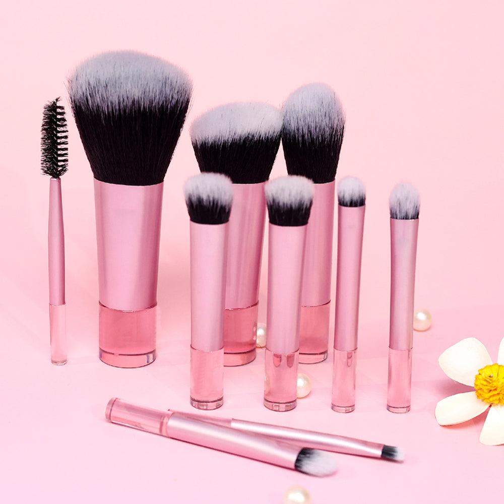 Fortis Travel size Makeup Brush Set-Eco-Friendly Cosmetic professional grade Brushes