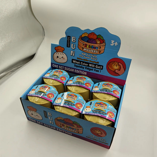 12 piece box set this product features gel glitter edition squishy dumplings