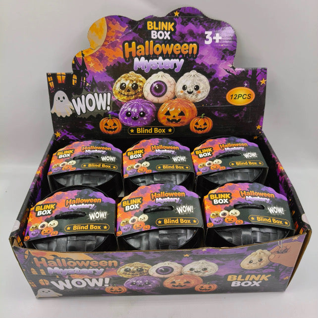 Halloween squishy bun glitter edition blind 12 count display box