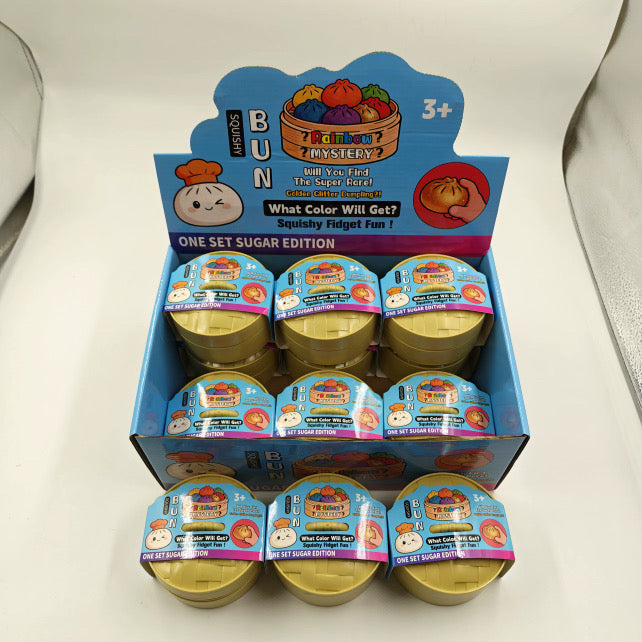 12 piece box set this product features gel glitter edition squishy dumplings